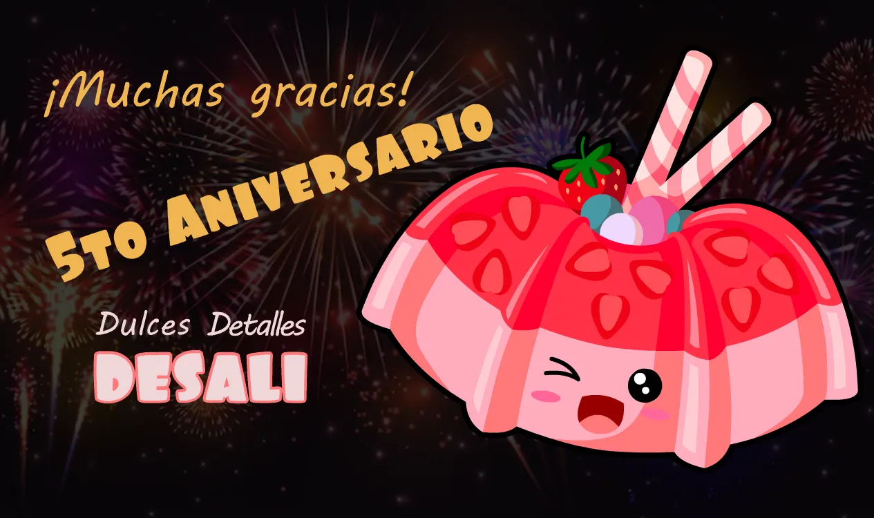 Gracias, ahora cumplimos 5 años